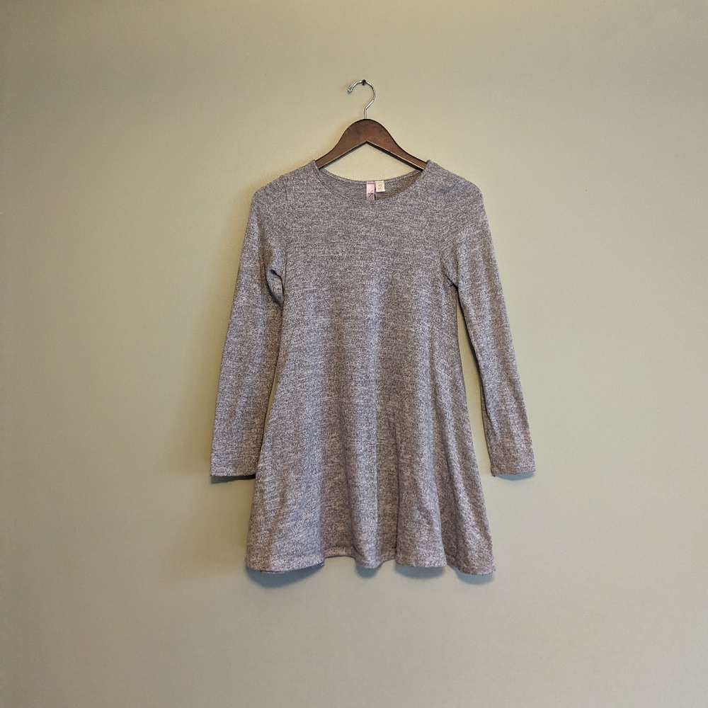 Francesca's Alya Gray Sweater Dress
